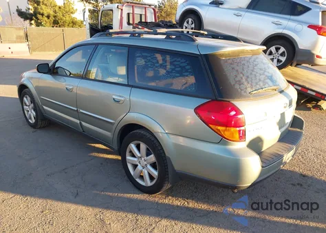 2006 Subaru Outback 2.5I from USA, damaged, VIN 4S4BP61C667332827